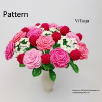 Crochet Bouquet Pattern / Crochet Flowers 