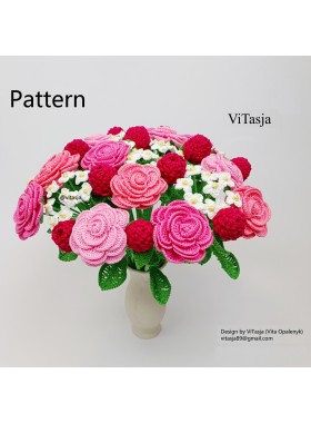 Crochet Bouquet Pattern / Crochet Flowers 