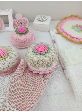 Crochet Pin Cushion.