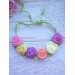 Crochet necklace.