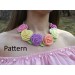 Crochet necklace.