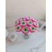 Crochet flowers bouquet.