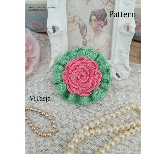 Crochet Rose Pattern.