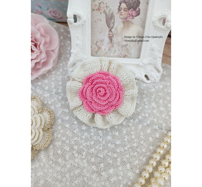 Crochet Rose Pattern.