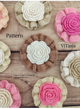 Crochet Rose Pattern.