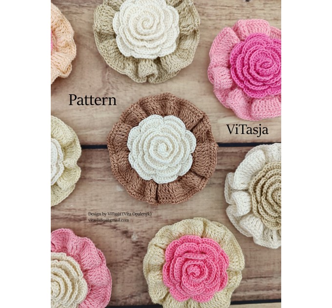 Crochet Rose Pattern.