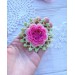 Crochet lace flower.