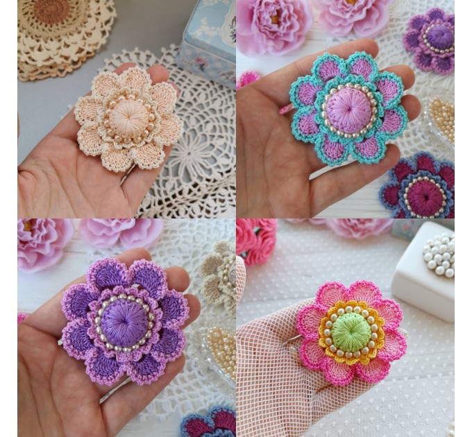 Set of PATTERNS for flowers 7 pcs