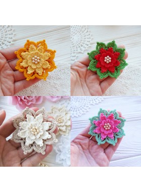 Set of PATTERNS for flowers 7 pcs