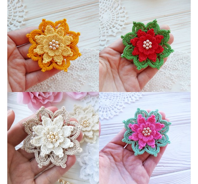 Set of PATTERNS for flowers 7 pcs