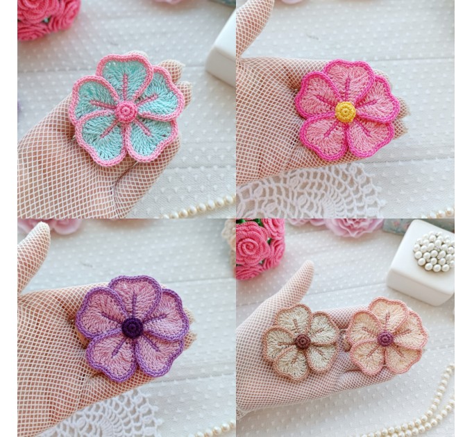 Set of PATTERNS for flowers 7 pcs