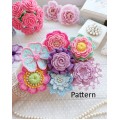 Set of PATTERNS for flowers 7 pcs